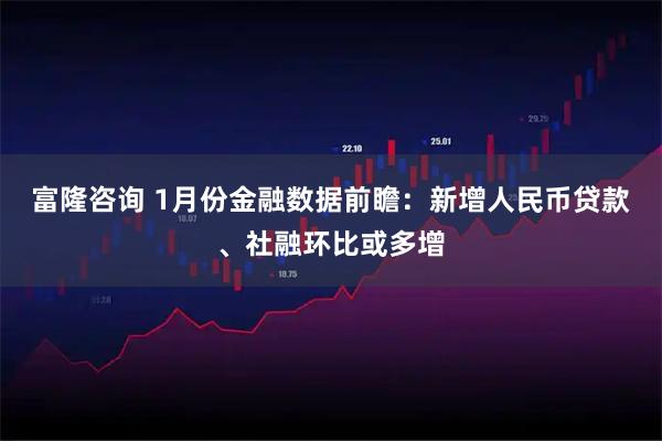 富隆咨询 1月份金融数据前瞻：新增人民币贷款、社融环比或多增